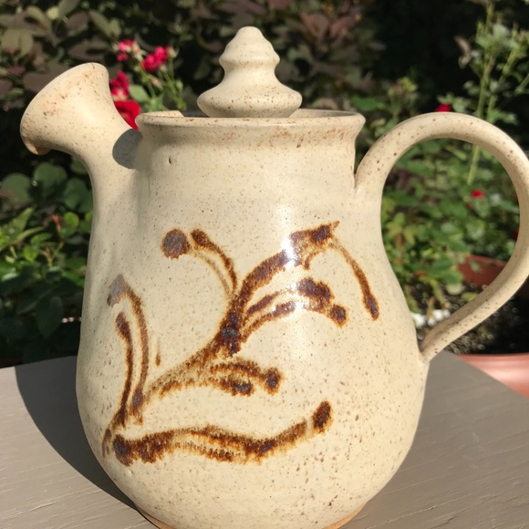 Unique! Vintage tea pot with creamer and sugar pot - Picture 6 of 11